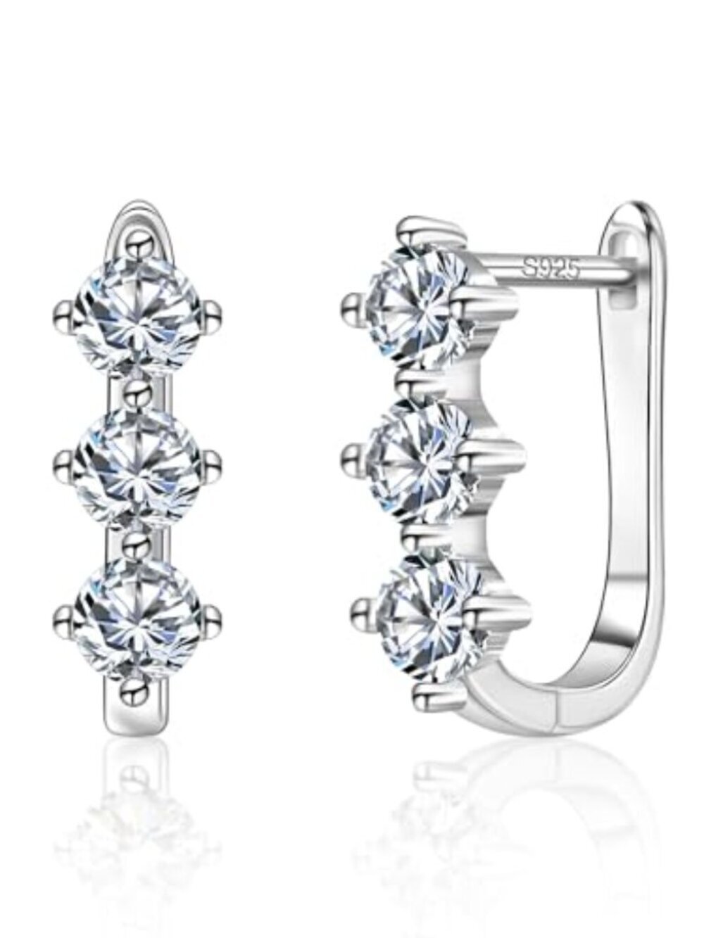 BRAND NEW 925 Sterling Silver Hoop Earrings for Women